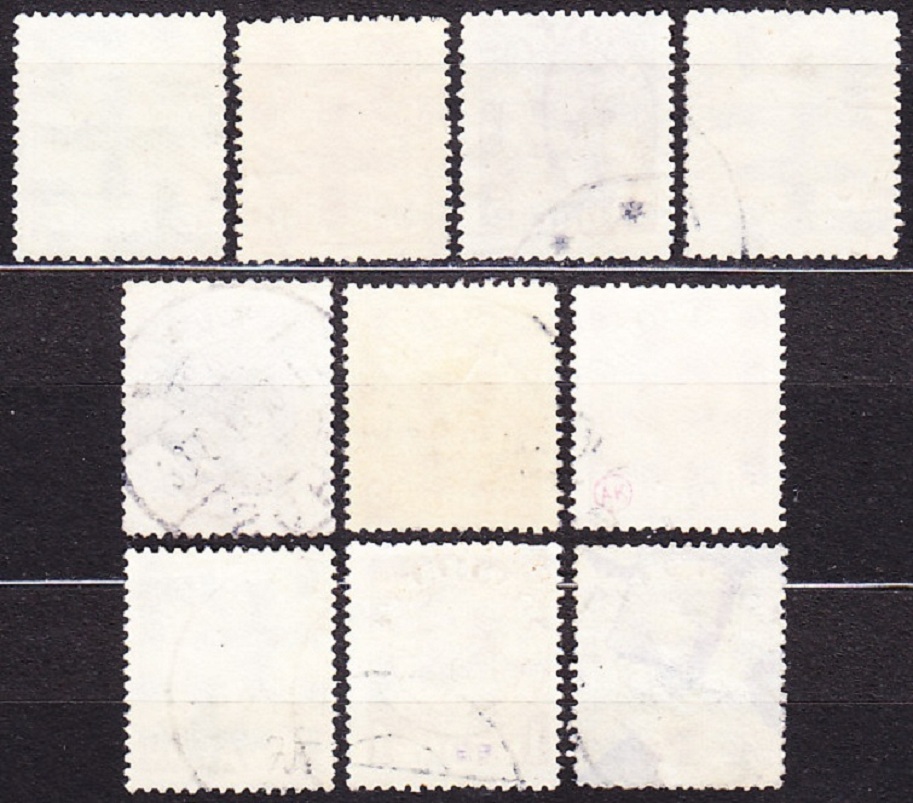 DÁNSKO 1913, Michel 67-76, razená séria. KRÁĽ CHRISTIAN X.
