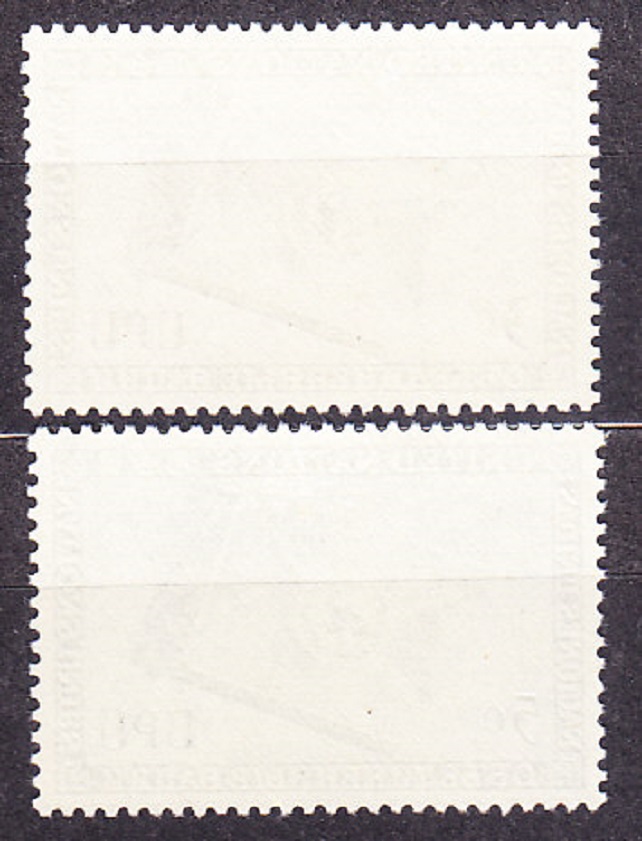 OSN ( NEW YORK ) 1953, Michel 21-22, * čistá séria. SVETOVÁ POŠTOVÁ ÚNIA - UPU.