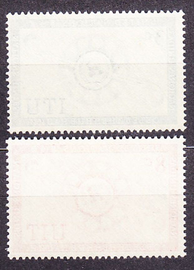 OSN ( NEW YORK ) 1956, Michel 47-48, ** čistá séria. SVETOVÁ TELEKOMUNIKAČNÁ ÚNIA - ITU.