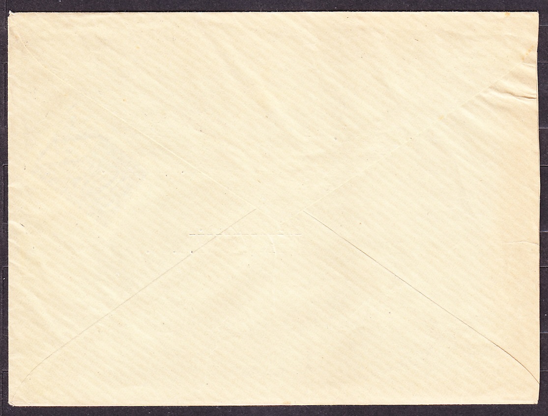 SLOVENSKÝ ŠTÁT 1943, doporučená obálka. ADVOKÁT, DR. LADISLAV THOLT - TRSTENÁ.