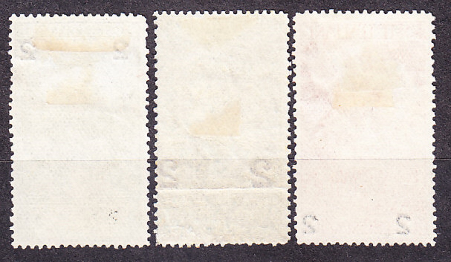 TALIANSKO 1913, Michel 107-109, čistá séria bez lepu. KRÁĽOVSTVO - PRETLAČE.