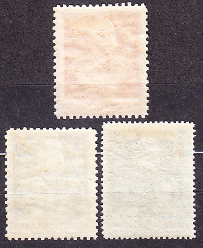 TALIANSKO 1925, Michel 222-224, * čistá séria. KRÁĽ VIKTOR EMANUEL III. V UNIFORME.
