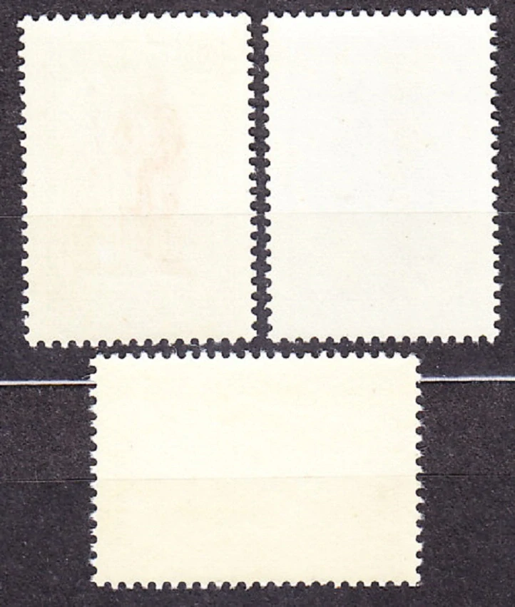 ZSSR 1961, Michel 2550-2552, ** čistá séria. SPISOVATEĽ M. LOMONOSOV.
