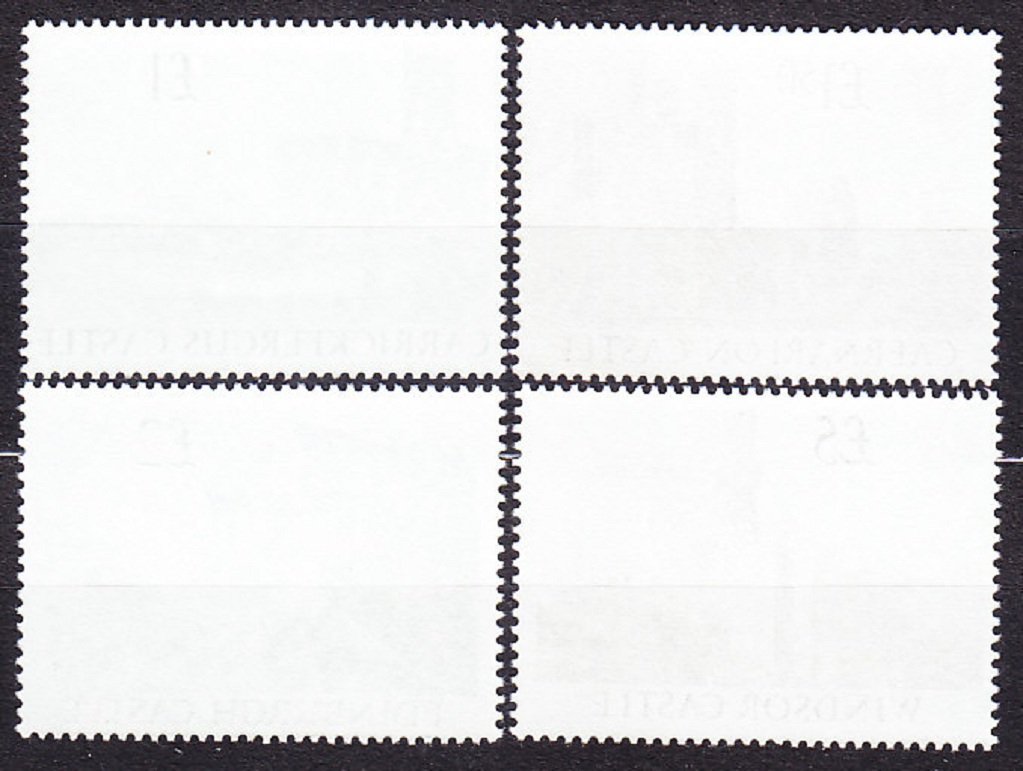 ANGLICKO 1988, Michel 1174-1177, ** čistá séria. HRADY.
