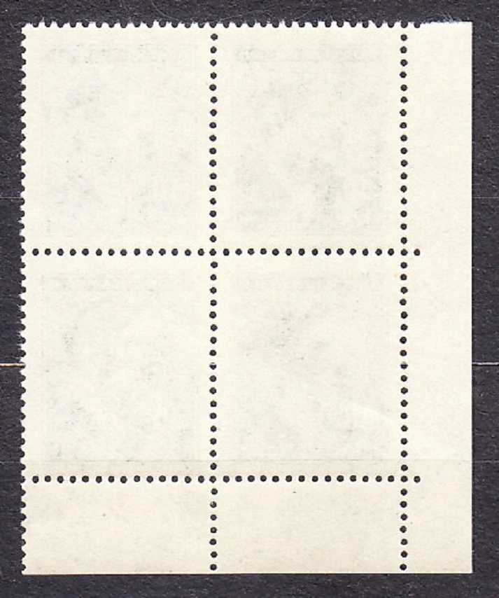 PROTEKTORÁT 1942, Pofis 80, ** čistý rohový 4-blok ( ĽD ). PORTRÉTY.
