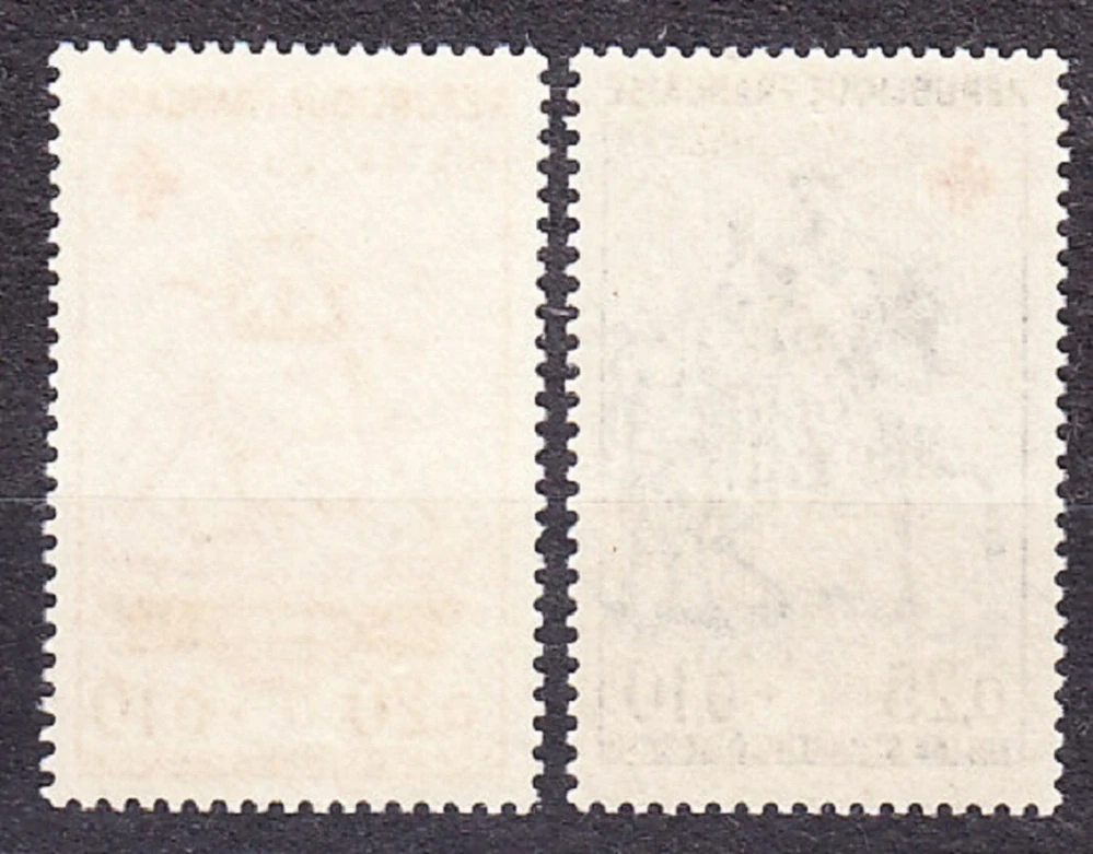 FRANCÚZSKO 1960, Michel 1329-1330, ** čistá séria. ČERVENÝ KRÍŽ.