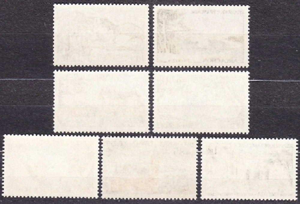 FRANCÚZSKO 1961, Michel 1365-1371, ** čistá séria. KRAJINY.