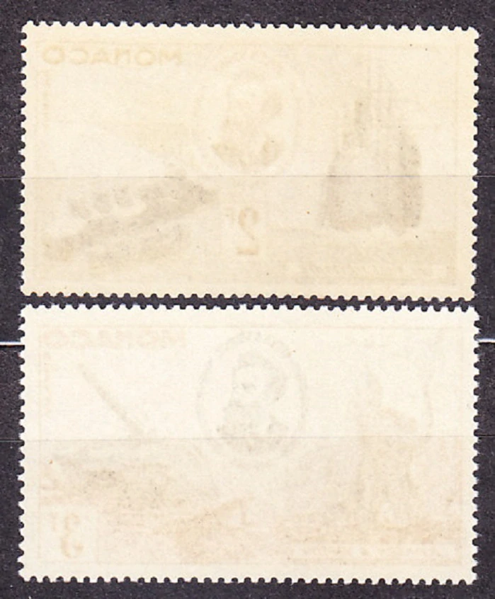 MONAKO 1955, Michel 513-514, ** čisté. JULES VERNE.