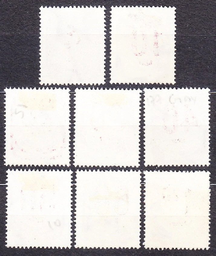 MAĎARSKO 1946, Michel 179-186, razené. DOPLATNÉ. ČÍSLICE.
