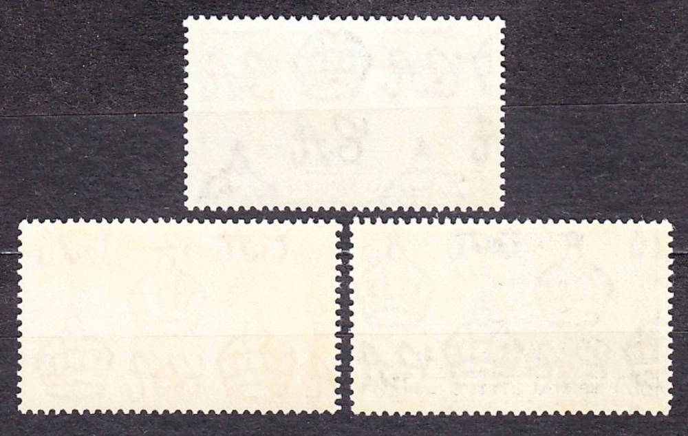 MAURITIUS 1937, Michel 200-202, ** čistá séria. KOLÓNIE. KRÁĽ GEORGE VI. - KORUNOVÁCIA.