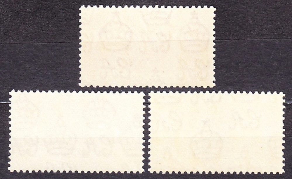 ANTIGUA 1937, Michel 75-77, ** čistá séria. KOLÓNIE. KRÁĽ GEORGE VI. - KORUNOVÁCIA.