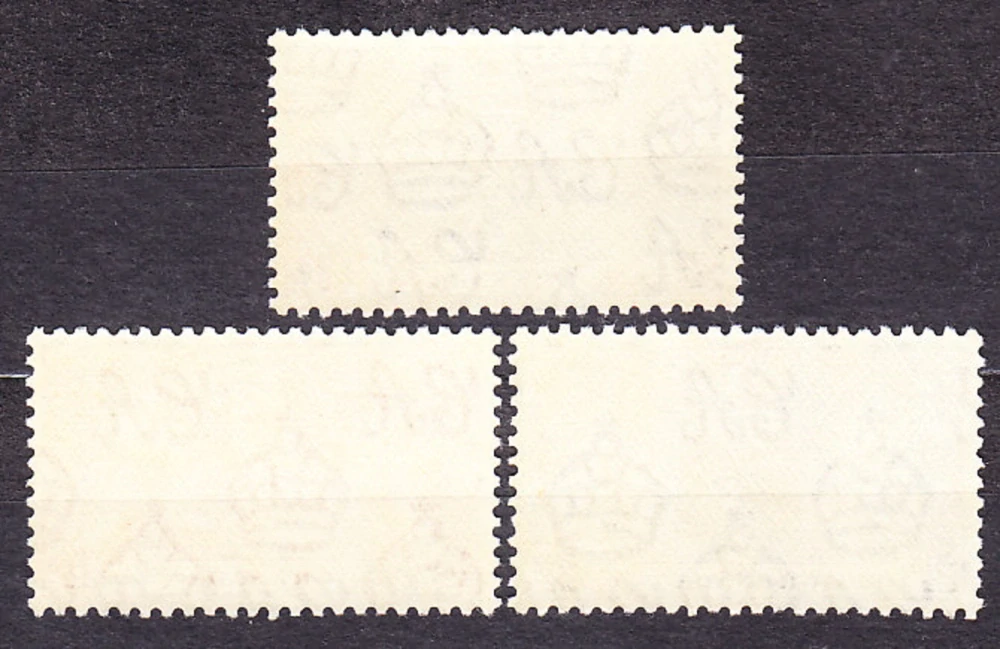 GRENADA 1937, Michel 120-122, ** čistá séria. KOLÓNIE. KRÁĽ GEORGE VI. - KORUNOVÁCIA.