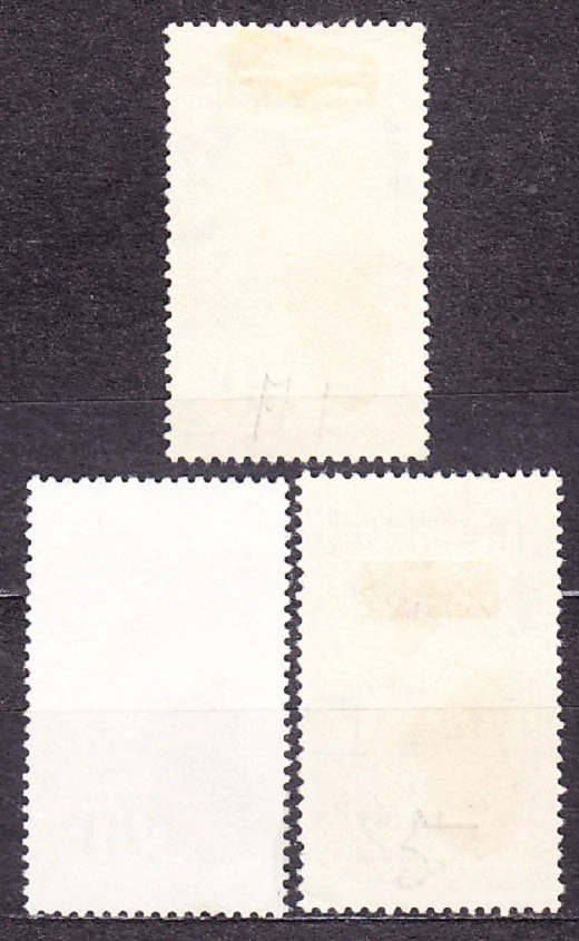 MADAGASCAR 1935, Michel 214, 218, 272, razené. KOLÓNIE. LETECKÉ - MAPA OSTROVA.