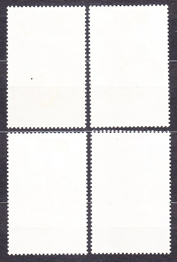 SEVERNÁ KÓREA 1976, Michel 1484-1487, razená séria. STOLNÝ TENIS.