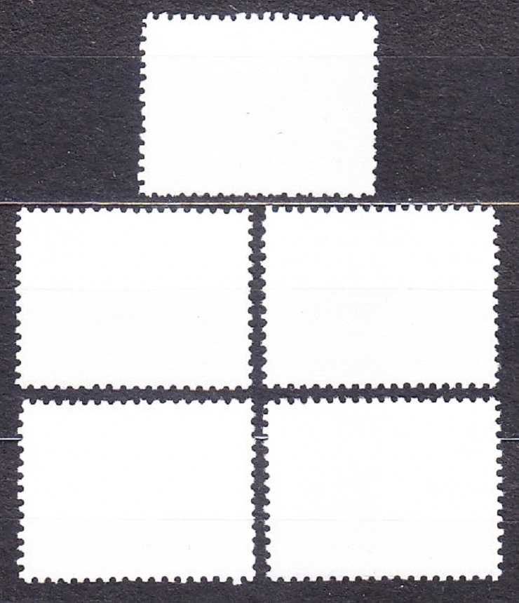 SEVERNÁ KÓREA 1990, Michel 3154-3158, razená séria. RYBY.