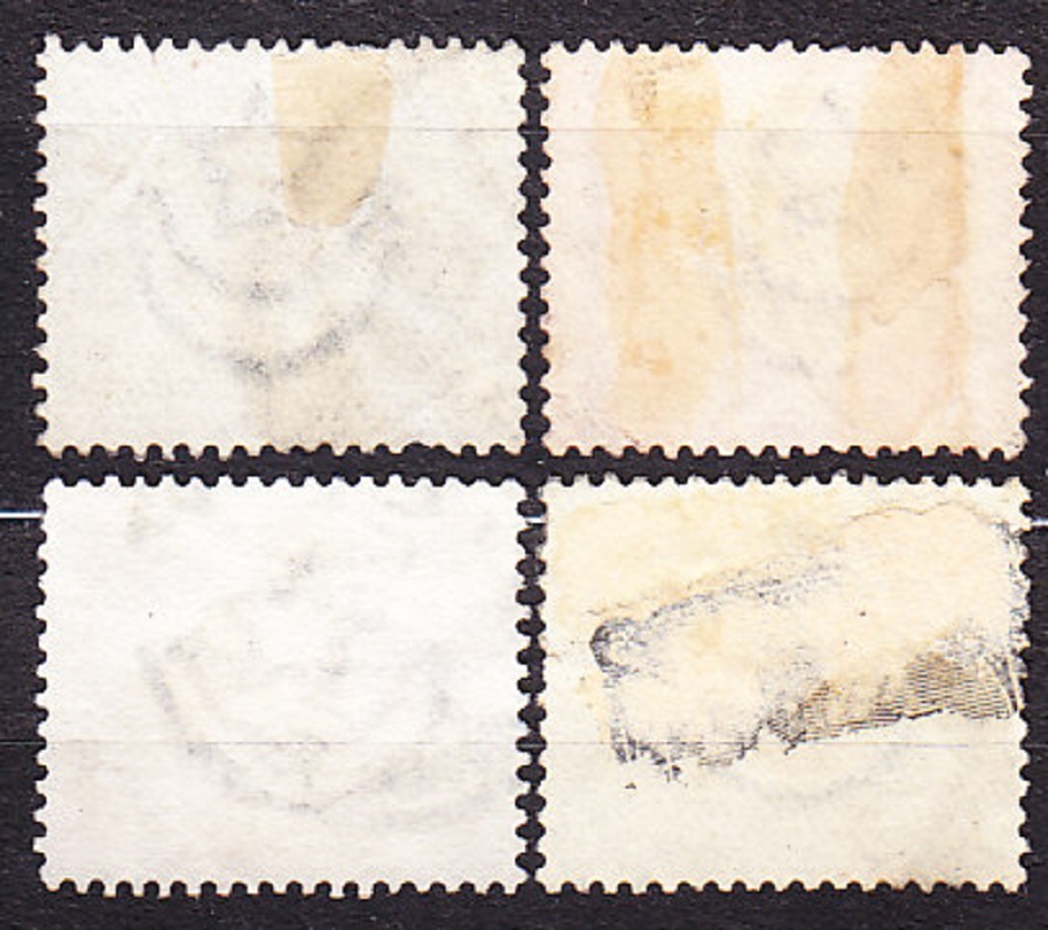 EGYPT 1879, Michel 23, 26-28, razené. PYRAMÍDY, SFINGA.