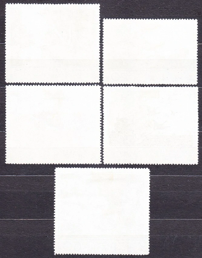 SEVERNÁ KÓREA 1974, Michel 1310-1314, razená séria. MAĽBY - SCÉNY ZO ŽIVOTA.