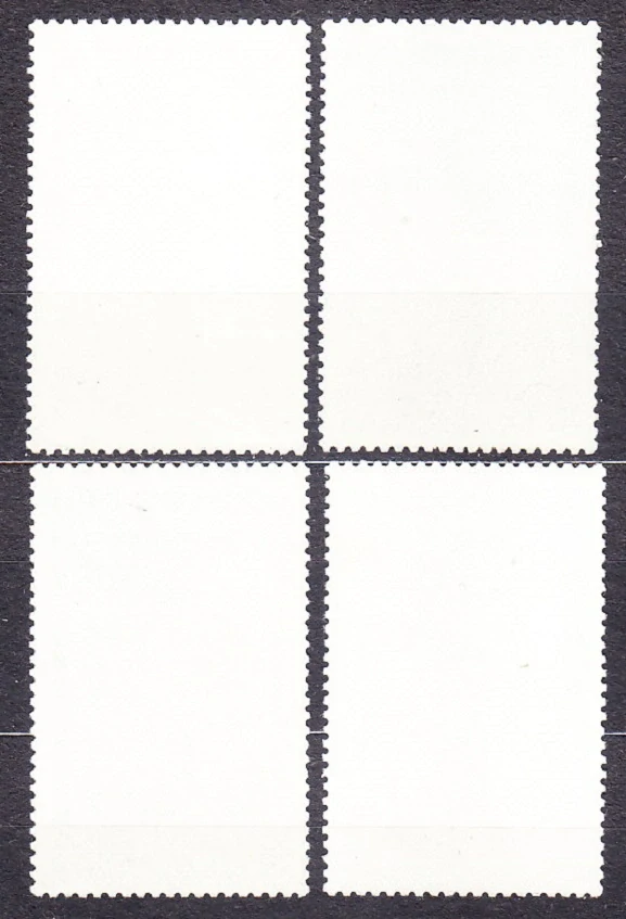 KAMBODŽA 1984, Michel 546-549, razená séria. LIETADLO, CHRÁM.