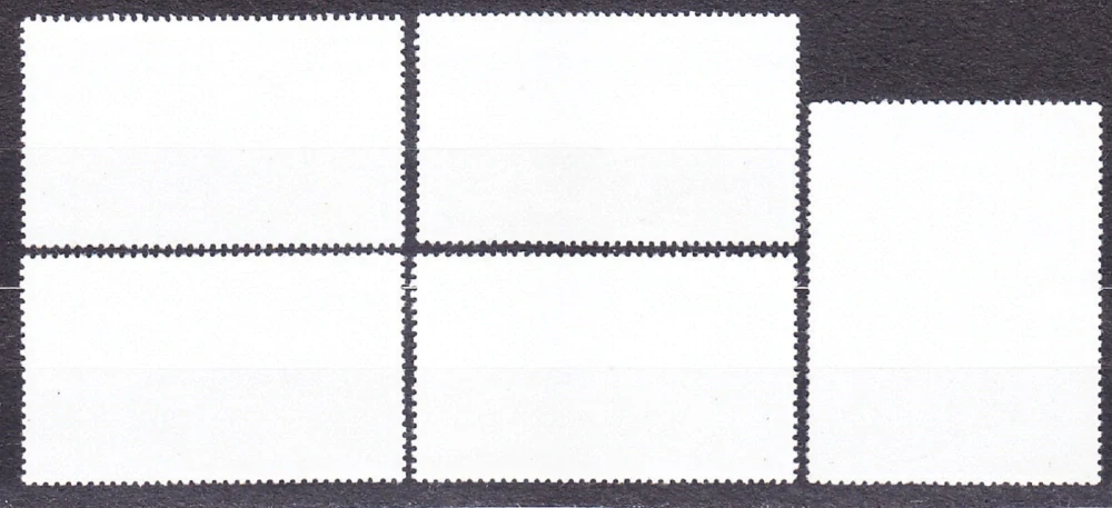 KOMORY 1985, Michel 767-771, razená séria. LIETADLÁ, ŤAVA, 50. VÝROČIE UTA.