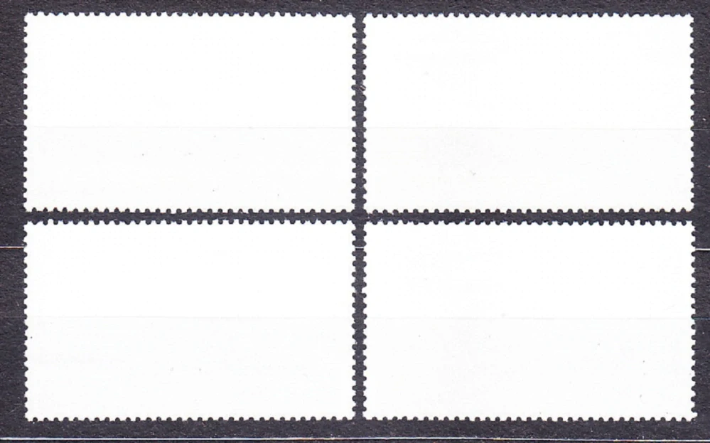ČAD 1984, Michel 1074-1077, razená séria. LOKOMOTÍVY.