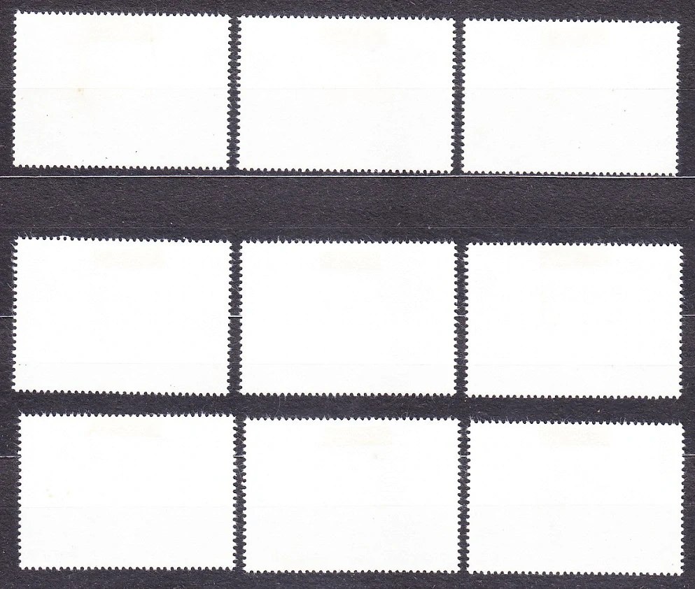 AJMAN 1973, Michel 2587-2595, razená séria. EURÓPSKI ŠTÁTNICI.