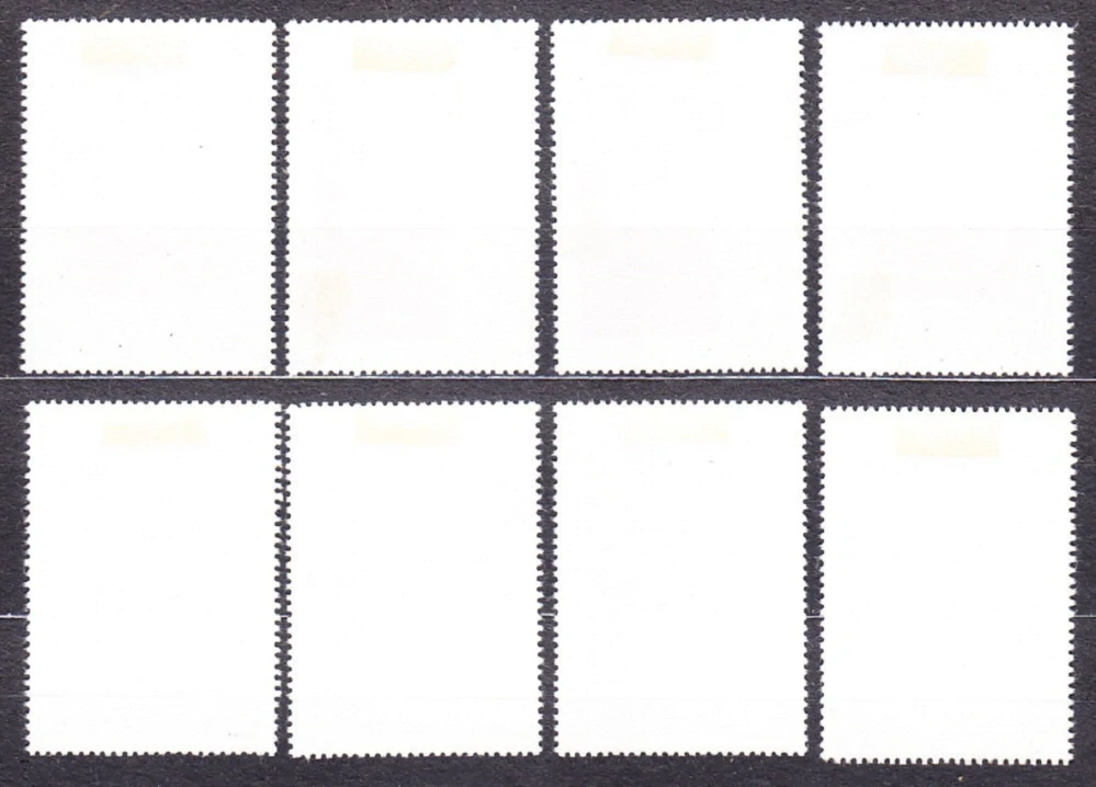 AJMAN 1970, Michel 629-636, razená séria. MAĽBY - J. A. INGRES, AKTY.