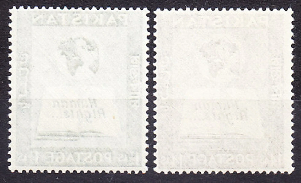 PAKISTAN 1958, Michel 99-100, ** čistá séria. OSN - ĽUDSKÉ PRÁVA.