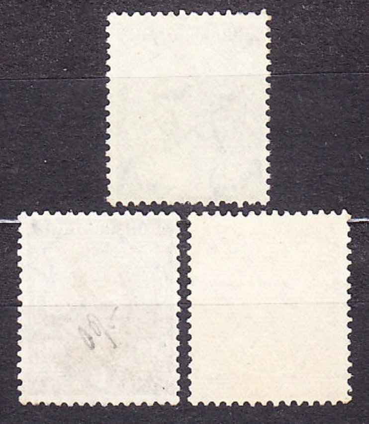 INDIA 1934, Michel 135-137, razená séria. KOLÓNIE. KRÁĽ GEORGE V.