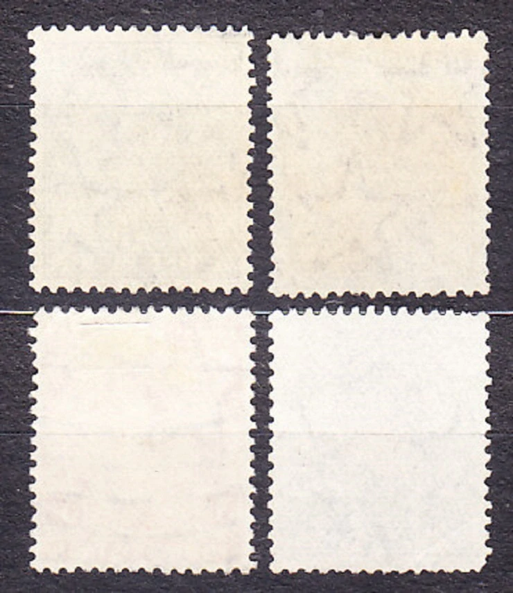 INDIA 1932, Michel 130-131, 133-134, razené. KOLÓNIE. KRÁĽ GEORGE V.