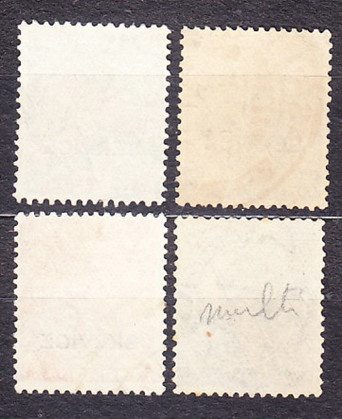 INDIA 1935, Michel 89-92, razené. KOLÓNIE. SLUŽOBNÉ. KRÁĽ GEORGE V.