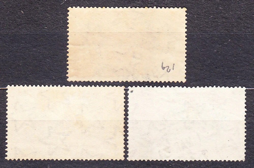 INDIA 1931, Michel 126-128, razené. KOLÓNIE. KRÁĽ GEORGE V. - KRAJINY.