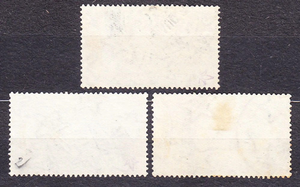 INDIA 1929, Michel 118-119, 121, razené. KOLÓNIE. KRÁĽ GEORGE V. - LETECKÉ.
