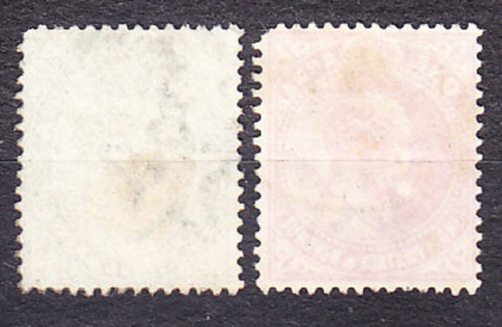 INDIA 1906, Michel 70-71, razená séria. KOLÓNIE. KRÁĽ EDWARD VII.