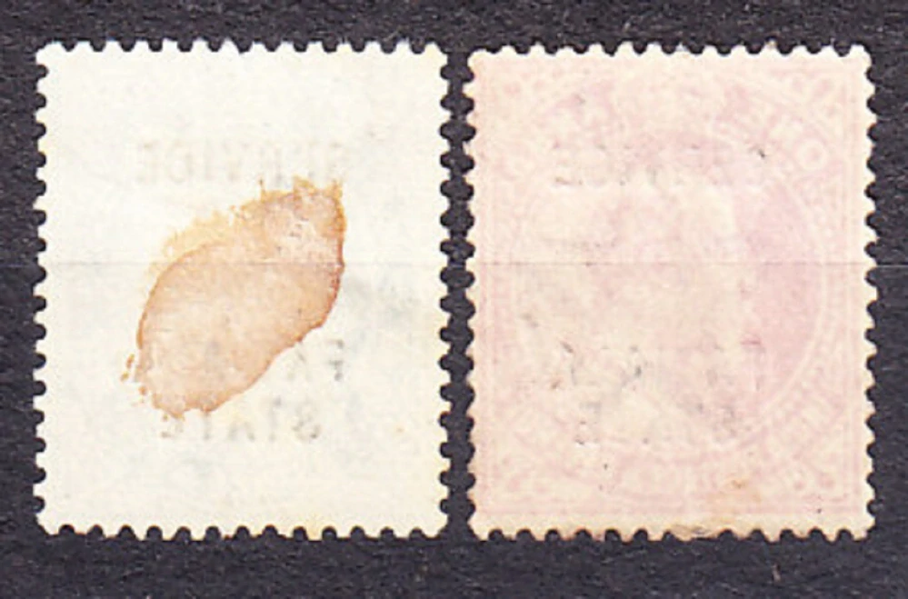 PATIALA 1908, Michel 27-28, razená séria. SLUŽOBNÉ. KOLÓNIE. KRÁĽ EDWARD VII.
