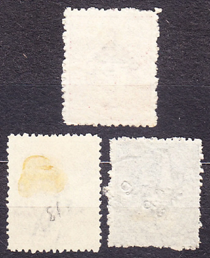 TRAVANCORE 1908, Michel 11-13, razené. KOLÓNIE. SLIMÁK.