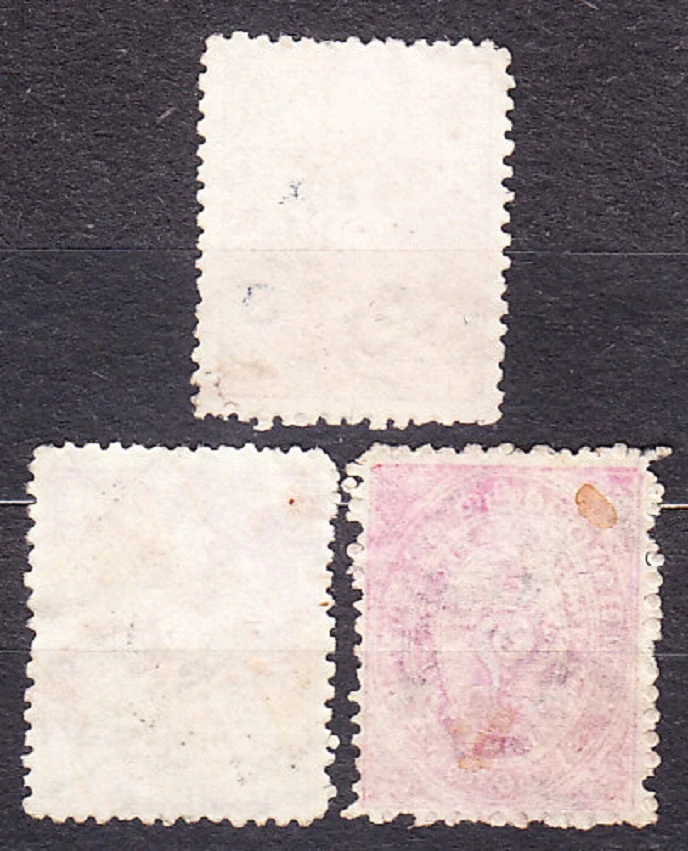 TRAVANCORE 1911, Michel 1, 4-5, razené. KOLÓNIE. SLUŽOBNÉ. SLIMÁK.