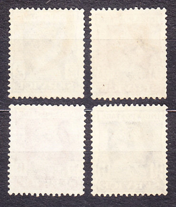 CHAMBA 1941, Michel 58-59, 62, 64, razené. KOLÓNIE. SLUŽOBNÉ. KRÁĽ GEROGE VI.