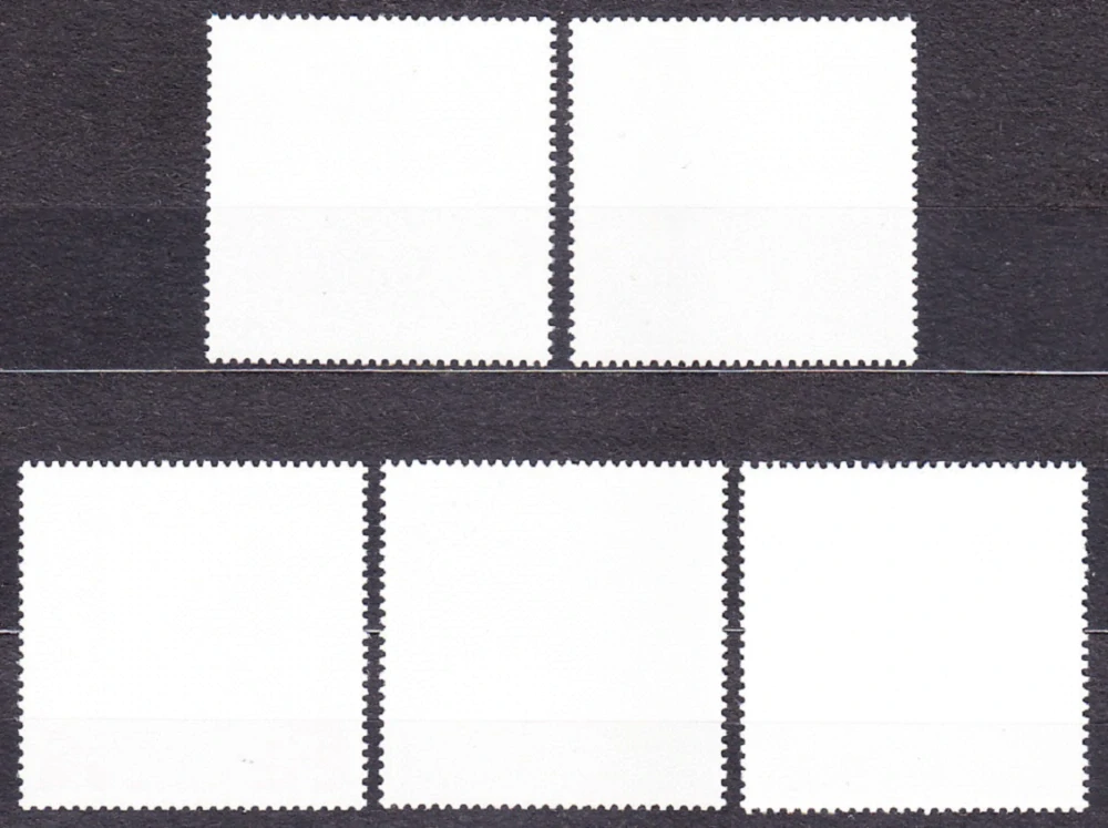 DŽIBUTSKO 1985, Michel 447-451, razená séria. MORSKÉ MUŠLE.