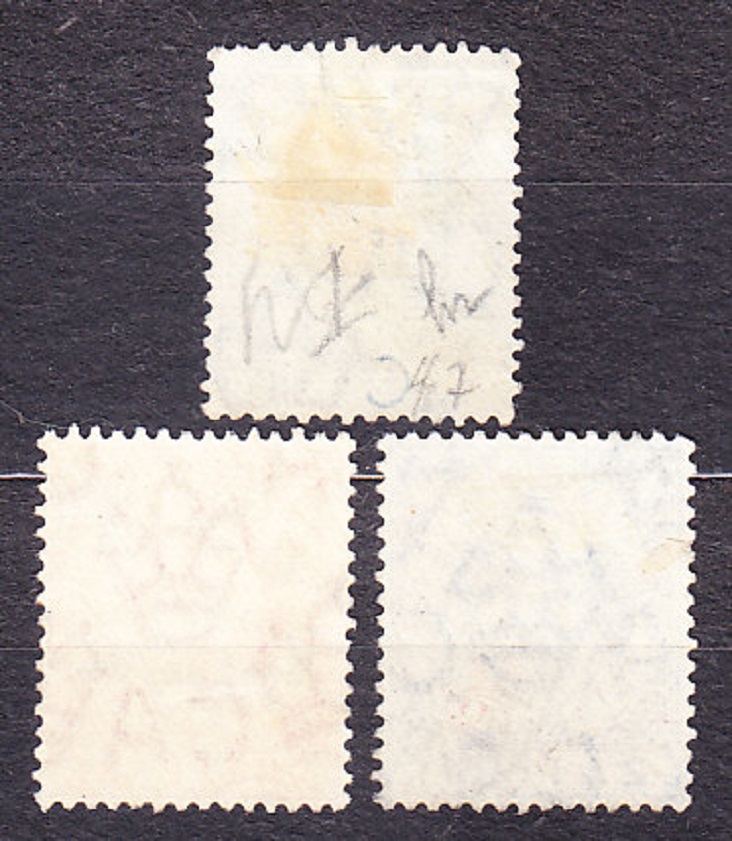 GIBRALTAR 1906, Michel 56-57, 59, razené. KOLÓNIE. KRÁĽ EDWARD VII.