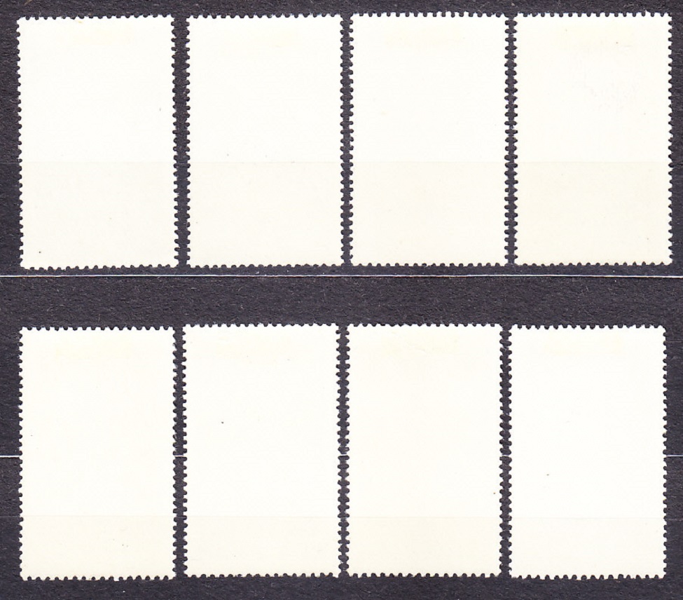 RUMUNSKO 1964, Michel 2268-2275, razená séria. ZÁHRADNÉ KVETY.