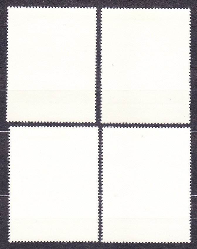 RUMUNSKO 1972, Michel 3044-3047, razená séria. MAĽBY - RUMUNSKÍ MALIARI.