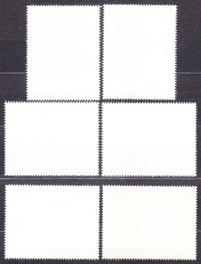 RUMUNSKO 1977, Michel 3404-3409, razená séria. MAĽBY - N. GRIGORESCU.