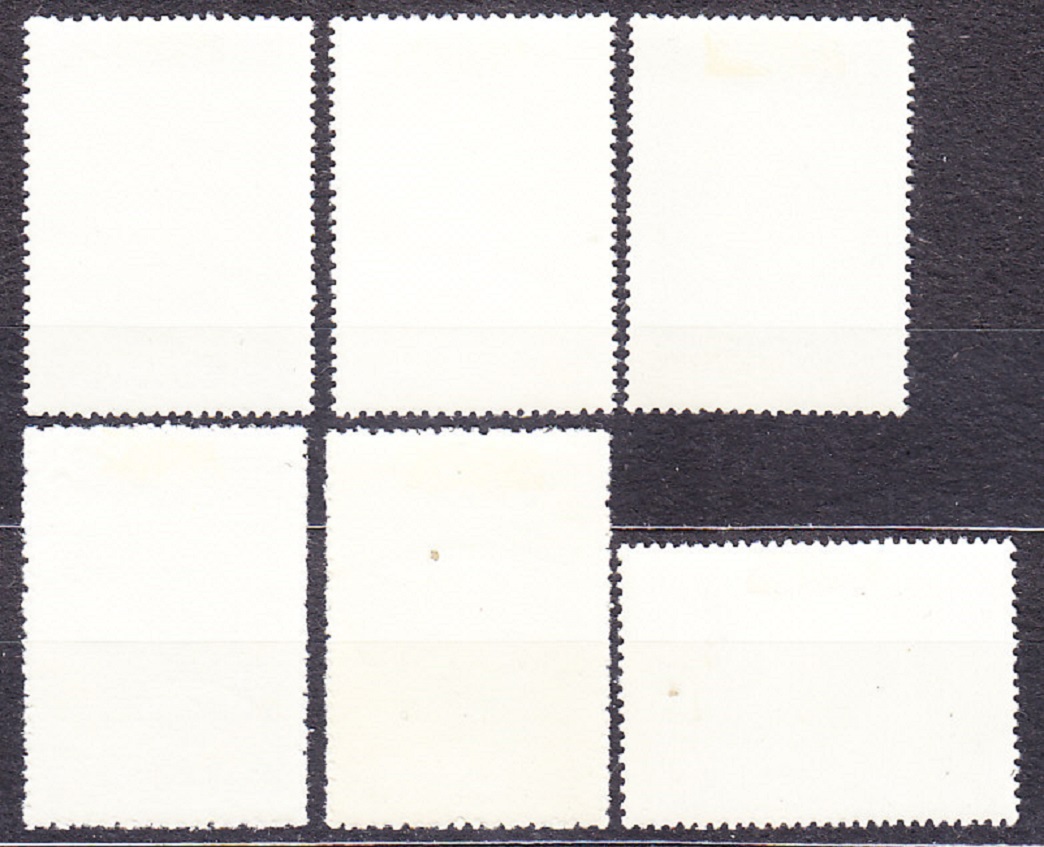 RUMUNSKO 1963, Michel 2131-2136, razená séria. ZELENINA.