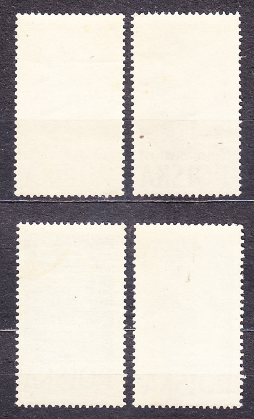 POĽSKO 1955, Michel 901-904, razená séria. PRIATEĽSTVO SO SOVIETMI.