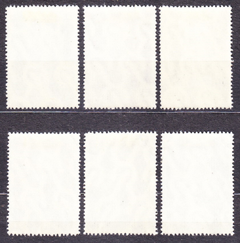 RUMUNSKO 1960, Michel 1827-1832, razená séria. RUMUNSKÍ SPISOVATELIA.