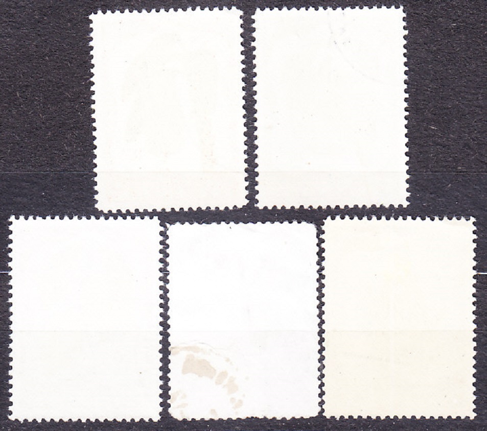 GUINEA 1959, Michel 16-20, razená séria. OVOCIE.