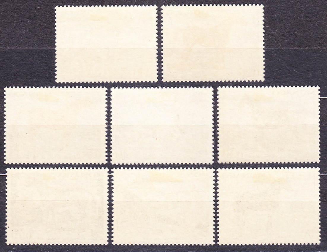 MONAKO 1970, Michel 980-987, * čisté. KONE.