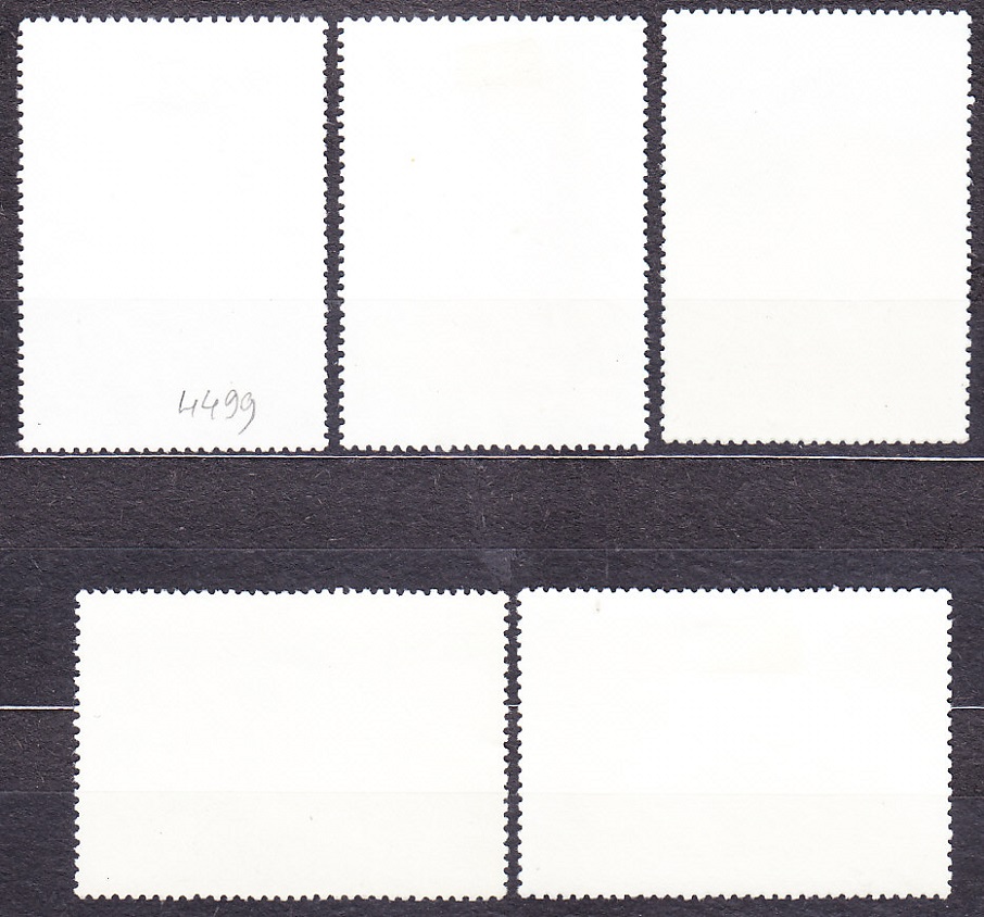 ZSSR 1978, Michel 4742-4746, razená séria. ZVIERATÁ Z ANTARKTÍDY.