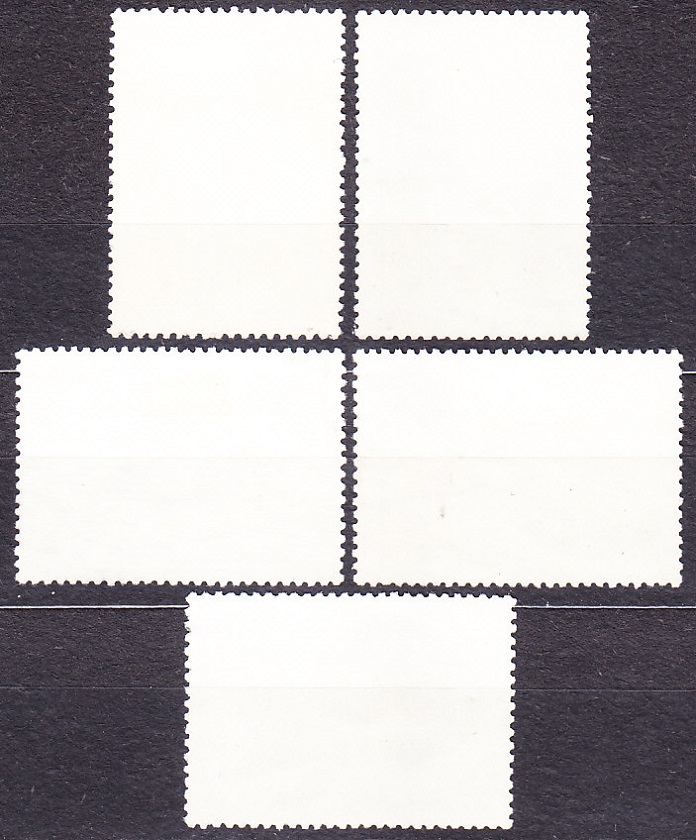 ZSSR 1980, Michel 4968-4972, razená séria. KOŽUŠINOVÉ ZVIERATÁ.