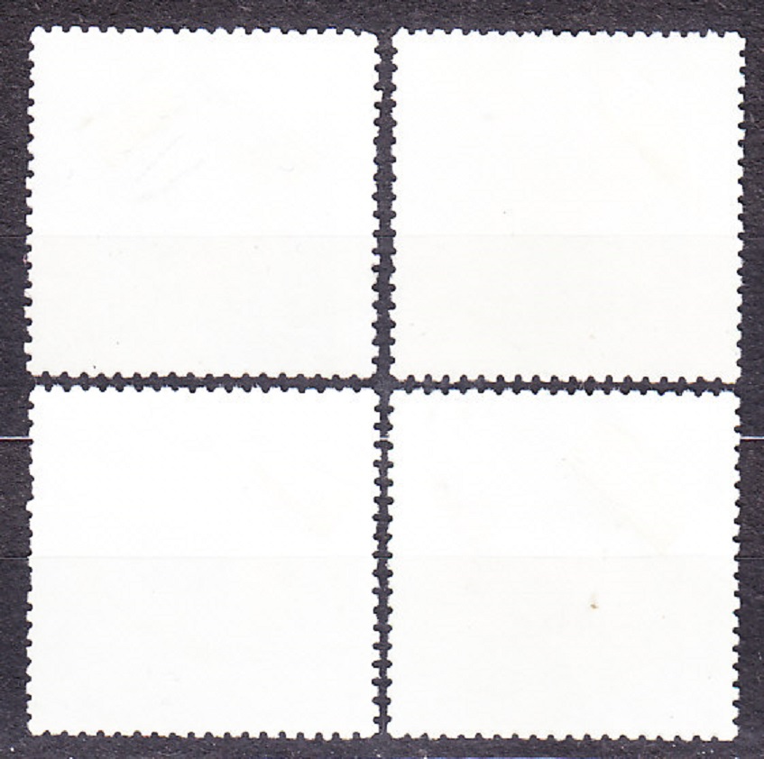 ZSSR 1991, Michel 6158-6161, razené. MORSKÉ ŽIVOČÍCHY.